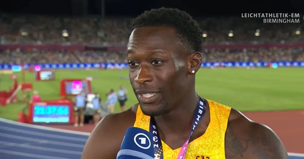 Owen Ansah Celebrates 200m Gold Amid Suspension Concerns