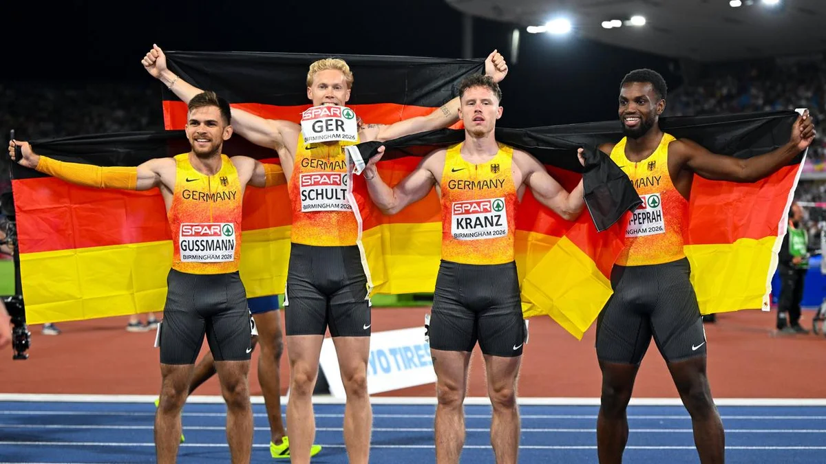 European Athletics Championships: Sprint Relay Claims Silver Without Ansah