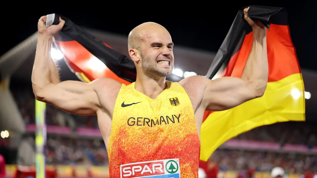 Julian Weber Claims Gold with Record Throw at European Athletics Championships
