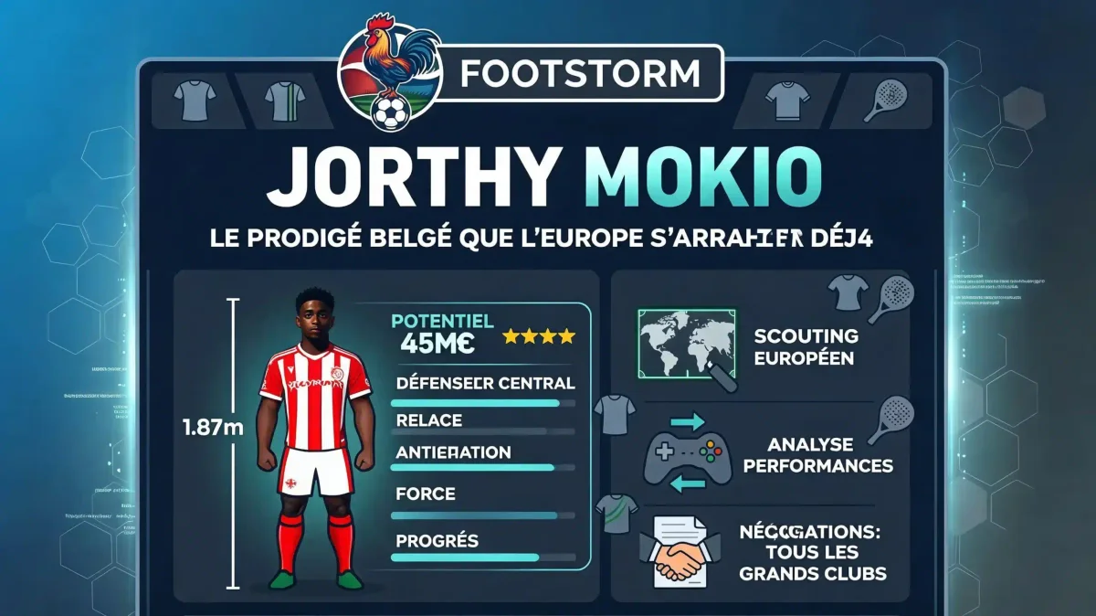 Jorthy Mokio: The Belgian Prodigy Captivating Europe's Elite