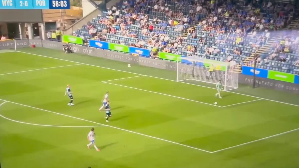 Wycombe Goalkeeper Scores Incredible Shot into Bin